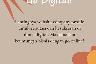 Pembuatan Website Company Profile Meningkatkan Reputasi Bisnis