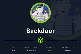 Backdoor — Hackthebox walkthrough