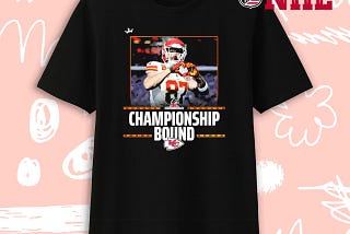 NFL Kansas City Chiefs Travis Kelce 87 Championship bound football player heart hand shirt