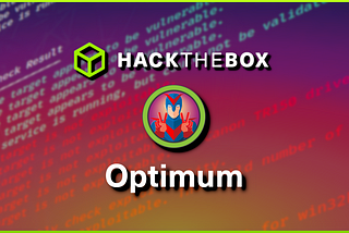 Hack The Box Optimum Writeup