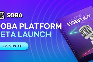 SOBA Platform, Ecosystem for Listeners and Musicians, Launches in Beta Today