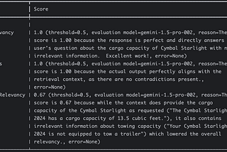 Improve the RAG pipeline with RAG triad metrics