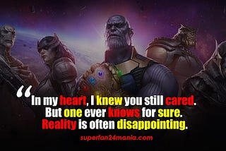 18 Best Thanos Quotes from Marvel Cinematic Universe. | Thanos Quotes | Thanos Quotes Images.