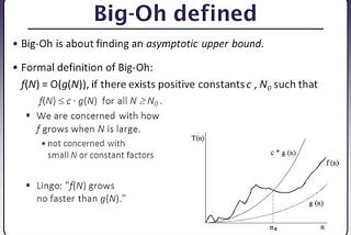 Basic Review of Time Complexity & Big Oh Notation