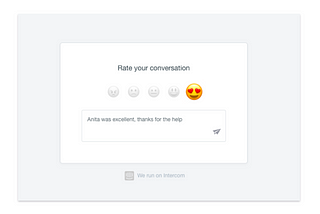 Measuring customer happiness 😃