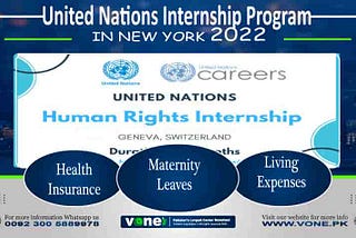 United Nations Internship Program 2022 | Fully Funded