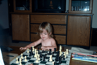 Learning Chess at Four and Forty