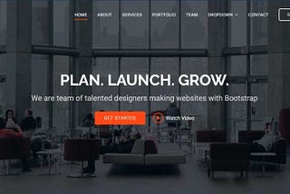 Free Bootstrap Website Templates