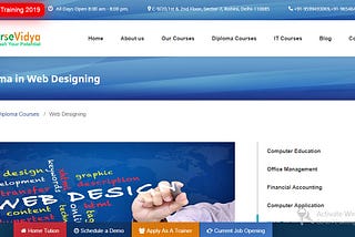 WEB DESIGNING TRAINING INSTITUTE IN DELHI