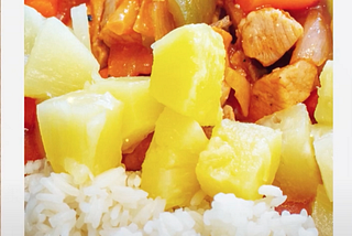 Oven-Baked Sweet and Sour Pork Packaged for weekly meals