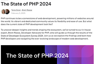 The State of PHP 2024. Source: https://blog.jetbrains.com/phpstorm/2025/02/state-of-php-2024/