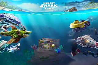Tải Hungry Shark World Hack (Vô Hạn Tiền, Kim Cương, Menu, Bất Tử) v7.4.1 APK
