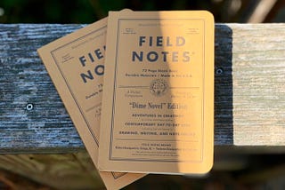 Harry Marks on the Dime Novel Field Notes edition