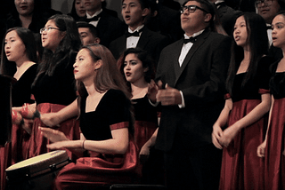 Singers celebrate the season with joyful voices during winter concert