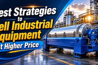 Best Strategies to Sell Industrial Equipment at Higher Price