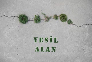 Yeşil Alan Stencil Serisi