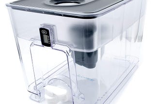 Epic Nano Countertop Water Filter Dispenser for Drinking Water. 36 Cup 150 Gallon Long Last Filter BPA Free Water Purifier Large Water Jug