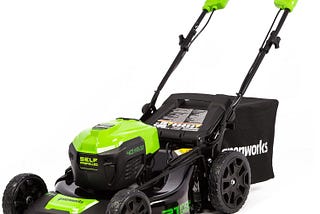 Greenworks 40V 21 Brushless Cordless (Self-Propelled) Lawn Mower (75+ Compatible Tools), 5.0Ah Battery and Charger Included