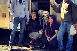 We randomly connected with Bryan, Charlene, and 🐶Schuyler at a Thanksgiving rally in Texas.