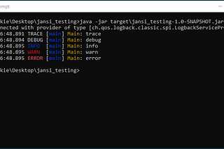 Java; terminal with ANSI colors in Windows, Linux & IntelliJ