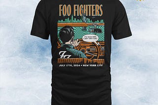 NYC Tonight Foo Fighter It’s Taken Over I Can’t Turn It Off Merchandise Limited artwork from…