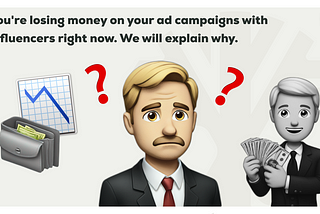 You’re losing money on your ad campaigns with influencers right now. We will explain why.