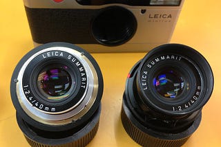 Leica Summarit 40mm f2.4 MS Optical R&D M mod~~