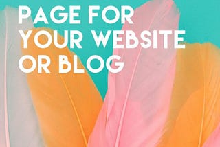 How To Write A Killer About Page For Your Website Or Blog