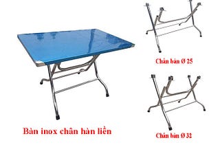 Bàn ghế inox | Xưởng sản xuất bàn inox