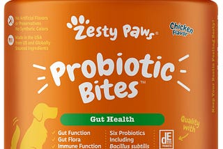 Zesty Paws Probiotics for Dogs — Digestive Enzymes for Gut Flora, Digestive Health, Diarrhea &…