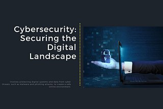 Cybersecurity: Securing the Digital Landscape