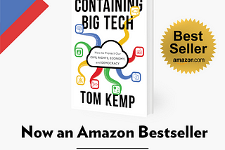 “Containing Big Tech Launches as a Bestseller and #1 New Release