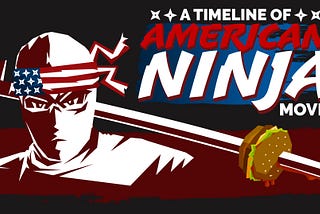 A Timeline of American Ninja Movies Infographic