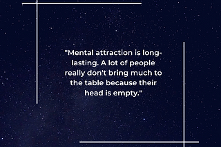 Mental Attraction