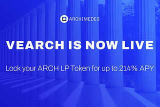 veARCH Is Officially Live!