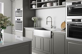 What are the characteristics of custom lacquer kitchen cabinets