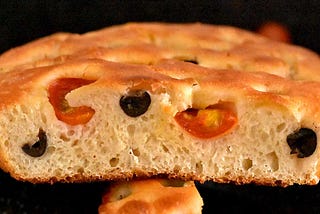 No Knead Focaccia bread | Italian Flatbread