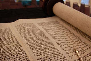 The Torah in scroll form