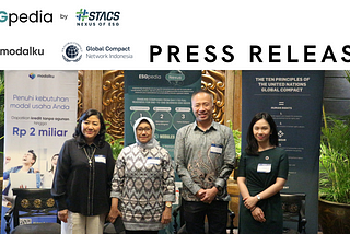 Modalku, STACS, and IGCN Empower MSMEs to Start ESG Reporting and Sustainable Practices