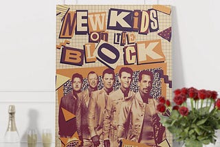 New Kids On The Block June 3 2024 Shoreline Amphitheatre Mountain View CA Wall Art Poster Canvas