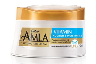 Dabur Amla Vitamin Nourish and Moisturize Styling Hair Cream: Your Go-To Hair Moisturizer