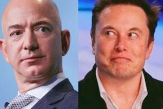 Elon Musk vs zeff bezos | two of the richest billionaires in the world are clashing each other to…