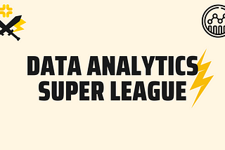 Data Analytics Super League Competition (Challenge 1)