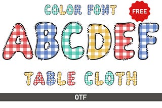 Table Cloth Font