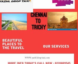 Book Chennai to Trichy Drop Taxi Starting at just Rs.11