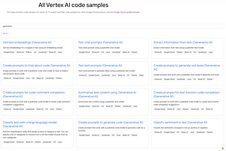 C# library and samples for GenAI in Vertex AI