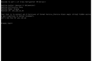 Vulnhub Harry Potter Aragog — Walkthrough