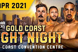 Ben Mahoney vs. Kris George, Gold Coast Fight Night On Air Stream