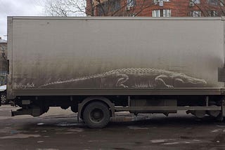 Artist Transforms Dusty Car Bodies Into Create Captivating Unique Drawings