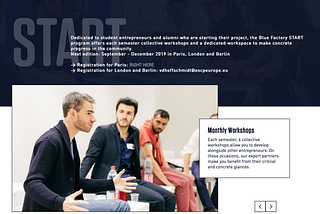 FAQ Blue Factory START Berlin